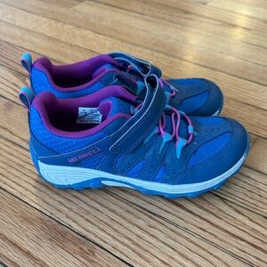 Merrell Kids Vibrant Blue and Purple Sneakers